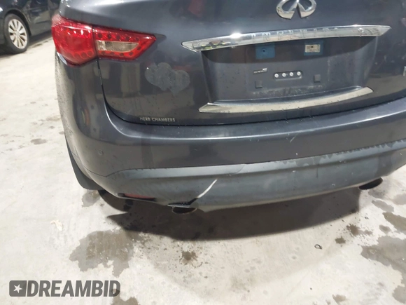 2010 Infiniti FX with VIN JN8AS1MW7AM853691, listed as a IAAI auction lot 41952368 with 198,659 mi miles. Bid and sale history available at carsss.com. Image 6.