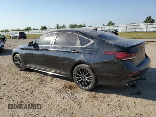2019 Genesis G80 3.3T Sport with VIN KMHGN4JB6KU289917, listed as a Copart auction lot 75815714 with 45,346 mi miles and Salvage Title. Bid and sale history available at carsss.com. Image 2.
