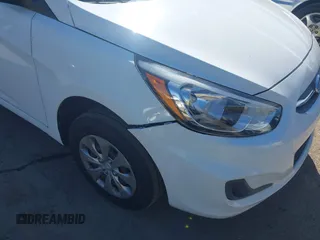2017 Hyundai Accent SE with VIN KMHCT4AE0HU313703, listed as a IAAI auction lot 41839215 with 87,300 mi miles. Bid and sale history available at carsss.com. Image 6.