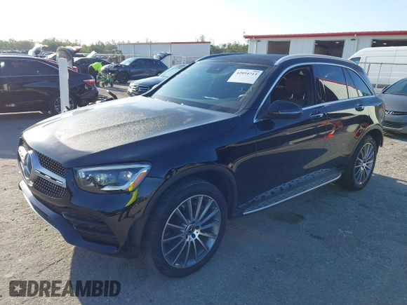 2022 Mercedes-Benz GLC with VIN W1N0G8DB4NV325114, listed as a IAAI auction lot 42054713 with 16,779 mi miles. Bid and sale history available at carsss.com. Image 18.