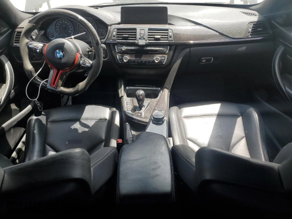 2015 BMW M4 with VIN WBS3R9C5XFK332208, listed as a Copart auction lot 59986204 with 94,316 mi miles and Salvage Title. Bid and sale history available at carsss.com. Image 8.