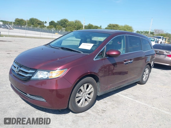 2016 Honda Odyssey EX-L with VIN 5FNRL5H66GB103391, listed as a IAAI auction lot 41824067 with 68,672 mi miles and . Bid and sale history available at DreamBid. Image 2.