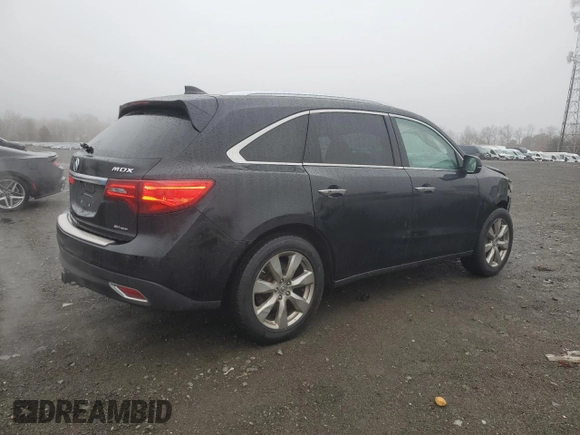 2016 Acura MDX Advance z VIN 5FRYD4H90GB006568, wystawiony jako Copart lot #48847405 z przebiegiem 152 068 mil mil oraz Szkoda całkowita • Salvage title. Historia ofert i sprzedaży dostępna na DreamBid. Obrazek 3.