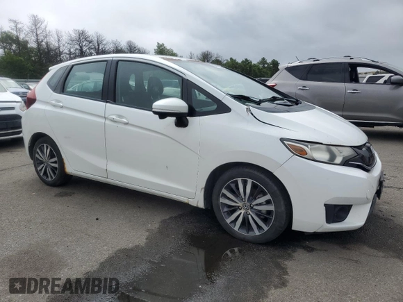 2015 Honda Fit EX-L with VIN 3HGGK5H83FM775223, listed as a Copart auction lot 63779045 with Not provided miles and Salvage title. Bid and sale history available at DreamBid. Image 4.