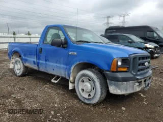 2006 Ford Super Duty F-250 XL with VIN 1FTNF205X6EA14897, listed as a Copart auction lot 64223424 with 0 mi miles and Salvage Title. Bid and sale history available at carsss.com. Image 4.