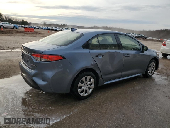 2023 Toyota Corolla Hybrid LE with VIN JTDBCMFE9P3012750, listed as a Copart auction lot 46326445 with 45,207 mi miles and Salvage Title. Bid and sale history available at carsss.com. Image 3.