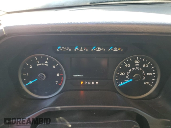 2017 Ford F-150 XL with VIN 1FTFX1EG2HFA44947, listed as a Copart auction lot 85162954 with 138,896 mi miles and Salvage Title. Bid and sale history available at carsss.com. Image 9.