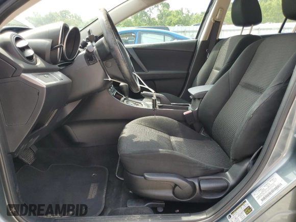 2013 Mazda 3 i SV with VIN JM1BL1TF7D1746631, listed as a Copart auction lot 57361665 with 149,891 mi miles and Salvage title. Bid and sale history available at DreamBid. Image 7.