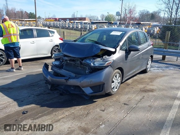 2017 Honda Fit LX with VIN JHMGK5H57HS007726, listed as a IAAI auction lot 41834608 with 97,442 mi miles. Bid and sale history available at carsss.com. Image 2.
