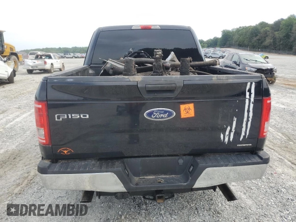 2016 Ford F-150 XL with VIN 1FTEW1CF2GFA22809, listed as a Copart auction lot 57218375 with Not provided miles and Salvage title. Bid and sale history available at DreamBid. Image 6.