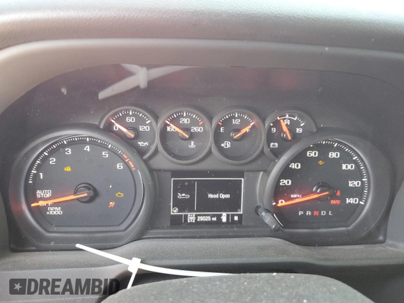 2022 Chevrolet Silverado 1500 Custom Trail Boss with VIN 3GCPDCED7NG668476, listed as a Copart auction lot 82044464 with 29,025 mi miles and Salvage Title. Bid and sale history available at DreamBid. Image 9.