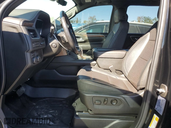 2022 Chevrolet Suburban High Country with VIN 1GNSKGKL3NR199753, listed as a Copart auction lot 75848294 with 44,486 mi miles and Salvage Title. Bid and sale history available at DreamBid. Image 7.