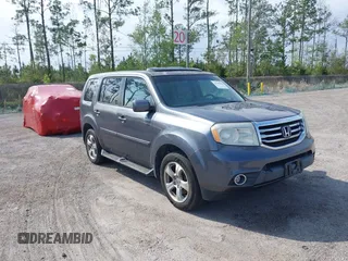 2014 Honda Pilot EX-L with VIN 5FNYF3H53EB003373, listed as a IAAI auction lot 41669568 with 182,452 mi miles. Bid and sale history available at carsss.com. Image 1.