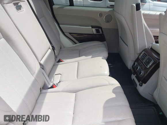 2016 Land Rover Range Rover HSE with VIN SALGS2KF0GA290744, listed as a IAAI auction lot 42789120 with 123,256 mi miles and . Bid and sale history available at DreamBid. Image 8.