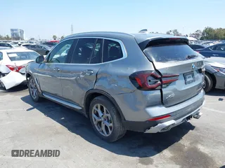 2024 BMW X3 sDrive30i z VIN 5UX43DP02RSU43683, wystawiony jako IAAI lot #42473099 z przebiegiem 2 130 mil mil oraz . Historia ofert i sprzedaży dostępna na DreamBid. Obrazek 3.