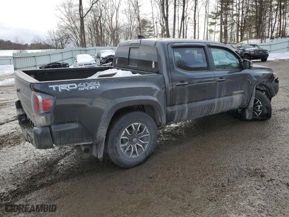 2023 Toyota Tacoma 4WD SR with VIN 3TYCZ5AN2PT156093, listed as a Copart auction lot 45577245 with 33,687 mi miles and Salvage Title. Bid and sale history available at carsss.com. Image 3.