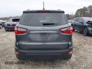 2021 Ford EcoSport SE with VIN MAJ3S2GE6MC403950, listed as a IAAI auction lot 41606208 with 50,581 mi miles and . Bid and sale history available at DreamBid. Image 17.