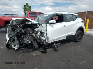 2023 Nissan Kicks SV with VIN 3N1CP5CV0PL521264, listed as a Copart auction lot 63256835 with 35,840 mi miles and Salvage title. Bid and sale history available at DreamBid. Image 1.