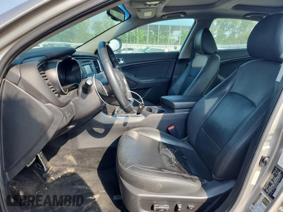 2015 Kia Optima SX Turbo with VIN 5XXGR4A65FG407317, listed as a Copart auction lot 62921025 with 68,501 mi miles and Clean title. Bid and sale history available at DreamBid. Image 7.
