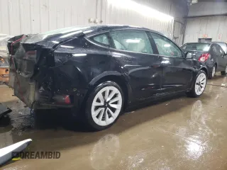 2023 Tesla Model 3 Long Range with VIN 5YJ3E1EB0PF608630, listed as a Copart auction lot 44379105 with 22,777 mi miles and Salvage Title. Bid and sale history available at DreamBid. Image 3.