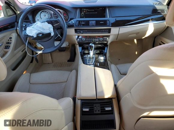 2014 BMW 5 Series 535i xDrive with VIN WBA5B3C5XED535908, listed as a Copart auction lot 47053305 with 78,205 mi miles and Salvage Title. Bid and sale history available at carsss.com. Image 8.
