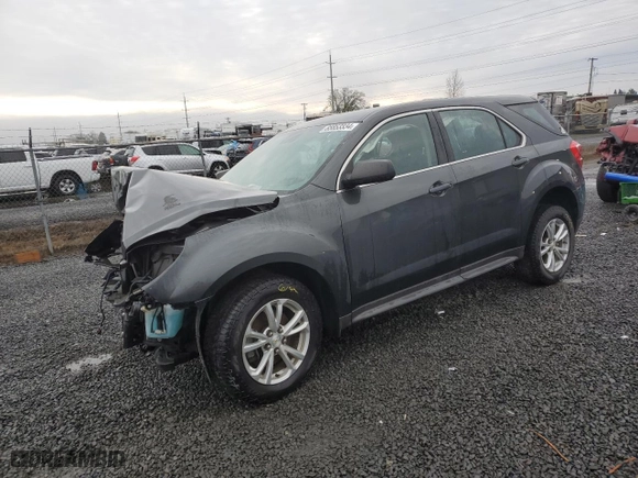 2017 Chevrolet Equinox LS with VIN 2GNFLEEK4H6272750, listed as a Copart auction lot 85853334 with 68,716 mi miles and Salvage Title. Bid and sale history available at carsss.com. Image 1.