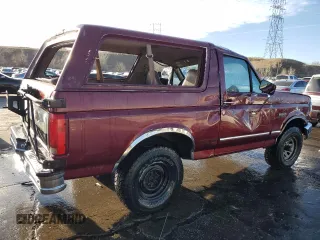 1996 Ford Bronco Custom with VIN 1FMEU15HXTLA00505, listed as a Copart auction lot 48621395 with 178,614 mi miles and Salvage Title. Bid and sale history available at DreamBid. Image 3.