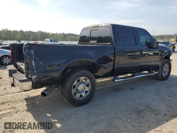 2008 Ford F-250 XL with VIN 1FTSW21R68EA06383, listed as a Copart auction lot 54917015 with 195,462 mi miles and Salvage title. Bid and sale history available at DreamBid. Image 3.
