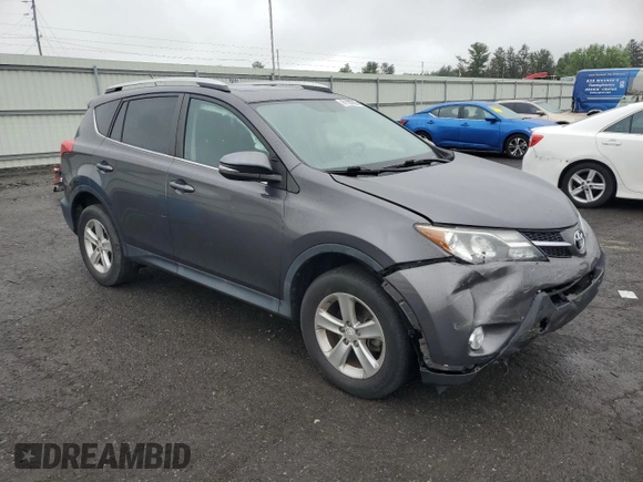 2013 Toyota RAV4 XLE with VIN 2T3RFREV7DW120510, listed as a Copart auction lot 61197695 with 107,647 mi miles and Salvage title. Bid and sale history available at DreamBid. Image 4.