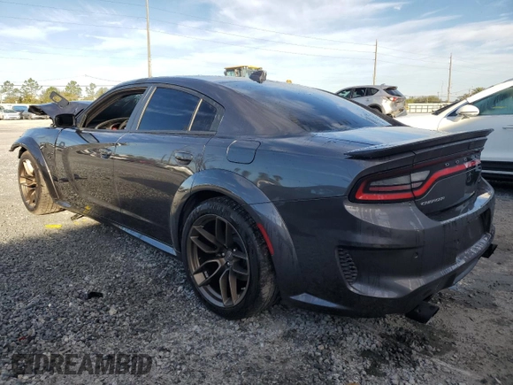 2023 Dodge Charger SRT Hellcat Redeye Widebody with VIN 2C3CDXL9XPH611488, listed as a Copart auction lot 42526075 with 56,309 mi miles and Salvage Title. Bid and sale history available at DreamBid. Image 2.