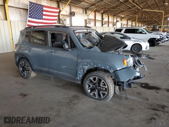 2018 Jeep Renegade Altitude with VIN ZACCJABB8JPJ05439, listed as a Copart auction lot 60348705 with Not provided miles and Clean title. Bid and sale history available at DreamBid. Image 4.