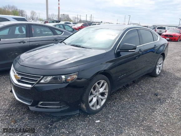 2018 Chevrolet Impala LT with VIN 2G1105S35J9166779, listed as a IAAI auction lot 41957455 with 213,320 mi miles. Bid and sale history available at carsss.com. Image 2.