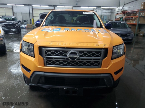 2023 Nissan Frontier S with VIN 1N6ED1CL0PN648406, listed as a Copart auction lot 45316955 with 25,893 mi miles and Salvage Title. Bid and sale history available at carsss.com. Image 5.
