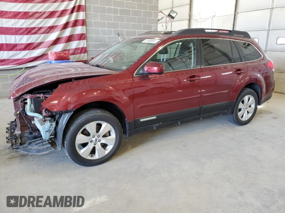 2012 Subaru Outback Limited with VIN 4S4BRDKC4C2280197, listed as a Copart auction lot 51958995 with 117,270 mi miles and Salvage title. Bid and sale history available at DreamBid. Image 1.