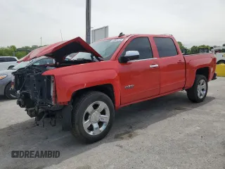 2017 Chevrolet Silverado 1500 LT with VIN 3GCUKREC5HG346149, listed as a Copart auction lot 52847415 with 105,635 mi miles and Salvage Title. Bid and sale history available at DreamBid. Image 1.