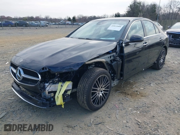 2025 Mercedes-Benz C 300 with VIN W1KAF4HB7SR253109, listed as a IAAI auction lot 41832800 with 703 mi miles and . Bid and sale history available at DreamBid. Image 2.