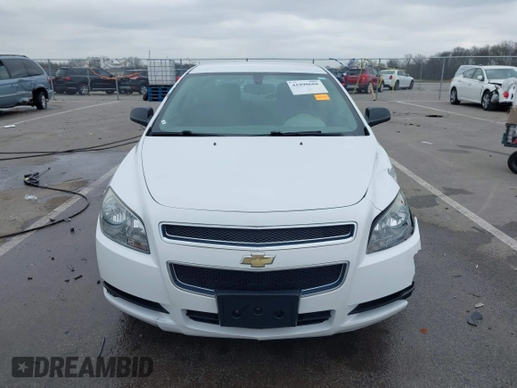 2012 Chevrolet Malibu 1LS with VIN 1G1ZB5E09CF333587, listed as a IAAI auction lot 41990688 with 136,183 mi miles and . Bid and sale history available at DreamBid. Image 12.