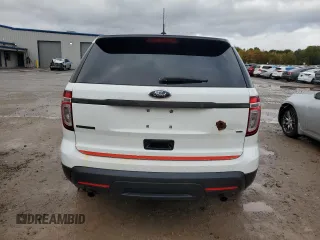2014 Ford Utility Police Interceptor with VIN 1FM5K8AR4EGC61167, listed as a Copart auction lot 76573664 with 165,083 mi miles and Salvage Title. Bid and sale history available at carsss.com. Image 6.