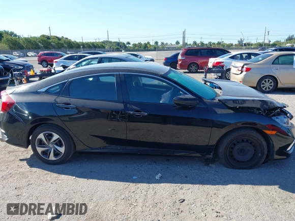 2020 Honda Civic Sedan LX with VIN 2HGFC2F65LH564964, listed as a IAAI auction lot 41845557 with 119,543 mi miles. Bid and sale history available at carsss.com. Image 13.