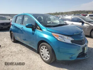 2014 Nissan Note SV with VIN 3N1CE2CP9EL373201, listed as a Copart auction lot 53180025 with 57,945 mi miles and Salvage Title. Bid and sale history available at DreamBid. Image 4.