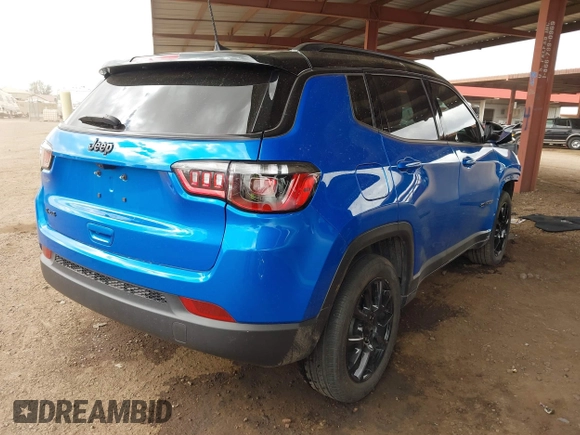 2023 Jeep Compass Latitude with VIN 3C4NJDBN7PT513648, listed as a IAAI auction lot 41711097 with 8,580 mi miles and . Bid and sale history available at DreamBid. Image 4.
