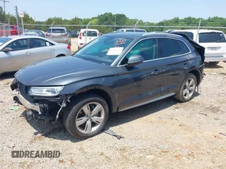 2019 Audi Q5 Premium with VIN WA1ANAFY1K2086400, listed as a IAAI auction lot 42483269 with 83,062 mi miles and . Bid and sale history available at DreamBid. Image 2.