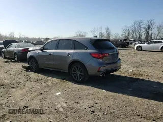 2019 Acura MDX Technology with VIN 5J8YD4H00KL016897, listed as a Copart auction lot 49585635 with 77,427 mi miles and Salvage title. Bid and sale history available at DreamBid. Image 12.
