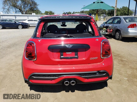 2023 MINI Hardtop Cooper S with VIN WMW53DH00P2S82015, listed as a Copart auction lot 68826744 with 8,950 mi miles and Salvage title. Bid and sale history available at DreamBid. Image 6.