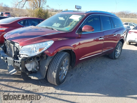 2017 Buick Enclave Leather with VIN 5GAKRBKD2HJ222573, listed as a IAAI auction lot 41041809 with 130,266 mi miles and . Bid and sale history available at DreamBid. Image 18.