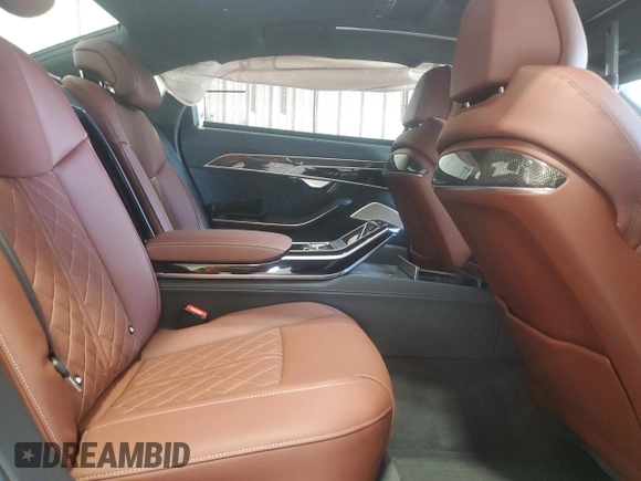 2024 Audi S8 with VIN WAULSBF89RN010765, listed as a Copart auction lot 49784285 with 13,724 mi miles and Salvage Title. Bid and sale history available at DreamBid. Image 10.