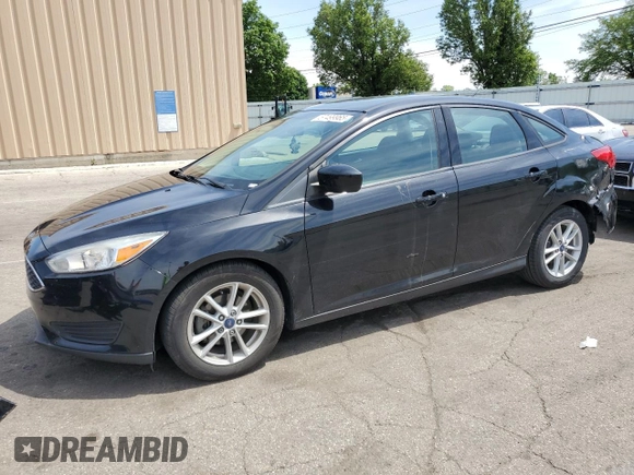 2018 Ford Focus SE z VIN 1FADP3F2XJL276652, wystawiony jako Copart lot #57499965 z przebiegiem 112 388 mil mil oraz Szkoda całkowita • Salvage title. Historia ofert i sprzedaży dostępna na DreamBid. Obrazek 1.