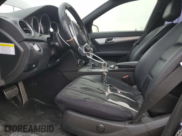 2014 Mercedes-Benz C 250 Sport with VIN WDDGF4HB7EG199014, listed as a Copart auction lot 83358944 with 160,158 mi miles and Non repairable. Bid and sale history available at DreamBid. Image 7.