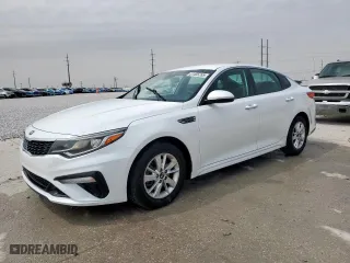 2019 Kia Optima S with VIN 5XXGT4L32KG275230, listed as a Copart auction lot 51455765 with 92,189 mi miles and Salvage Title. Bid and sale history available at carsss.com. Image 1.