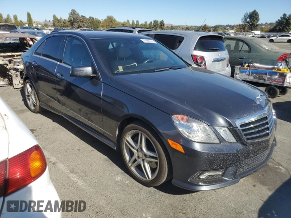 2011 Mercedes-Benz E 550 Luxury with VIN WDDHF7CB7BA301181, listed as a Copart auction lot 71566514 with 88,839 mi miles and Salvage Title. Bid and sale history available at DreamBid. Image 4.